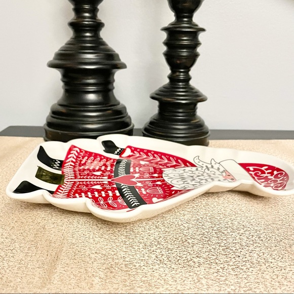 New SANTA CLAUS Ceramic Platter Plate - Picture 5 of 5